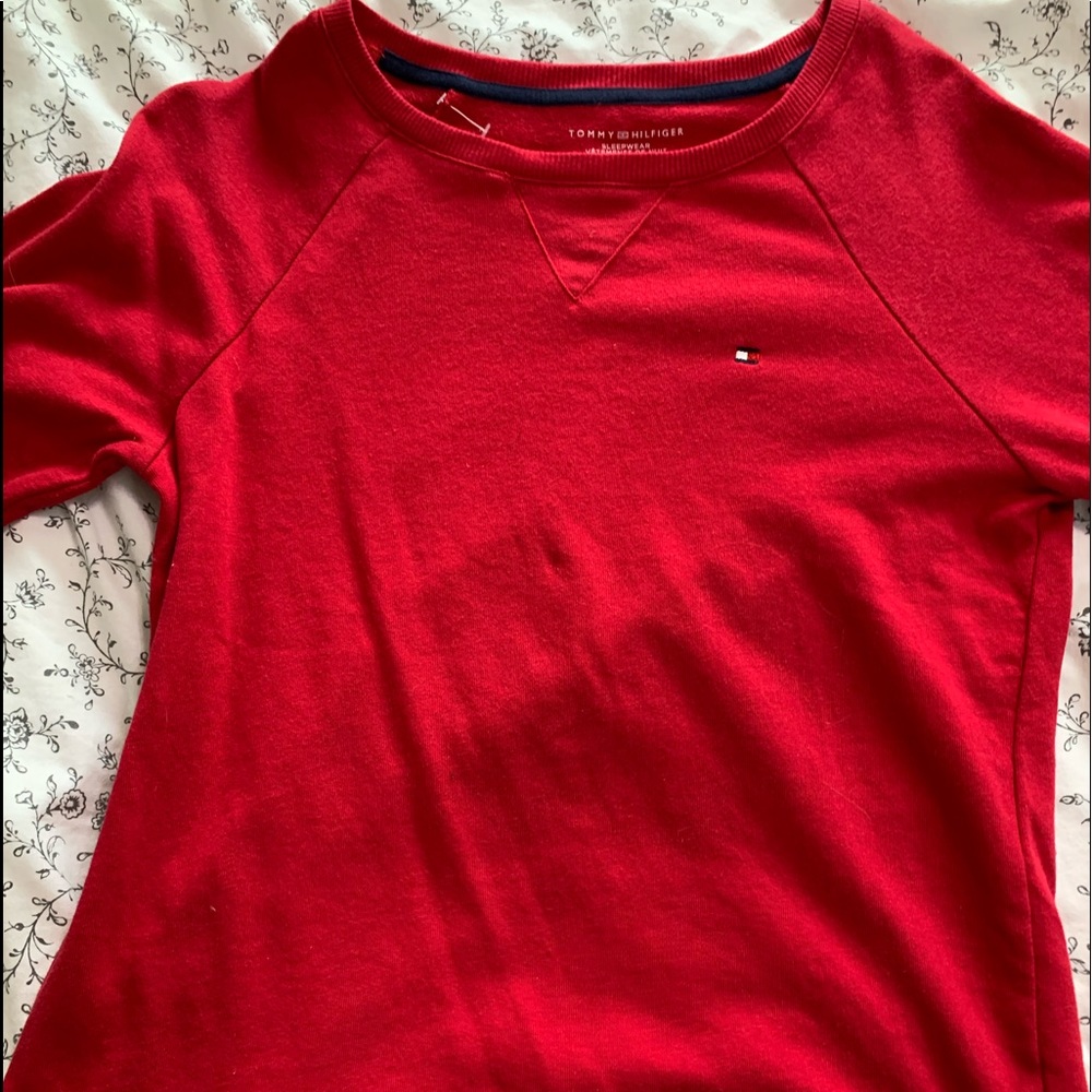 Red sweatshirt